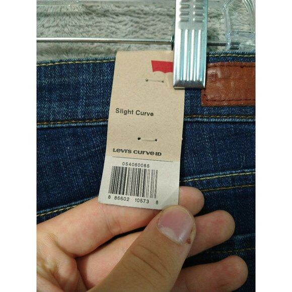 Levis Jeans Womens 30x32 Blue Denim Slight Curve Bootcut Skinny Modern Rise - Picture 9 of 13
